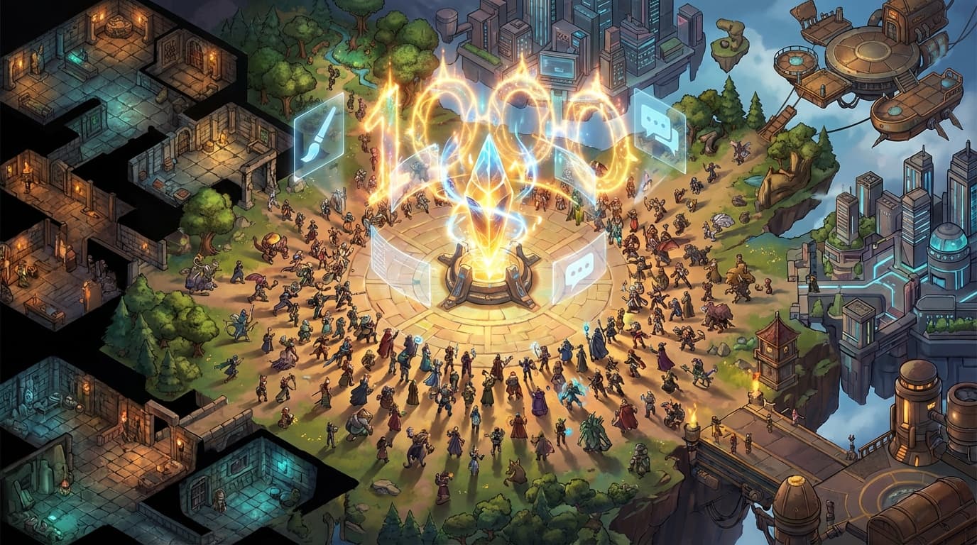 Wir feiern 1000 GMs: Ein riesiges Dankeschön von TT-RPG!