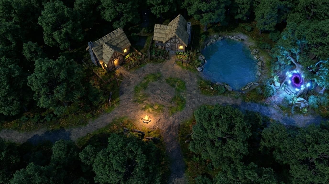 Enchanted Forest Clearing