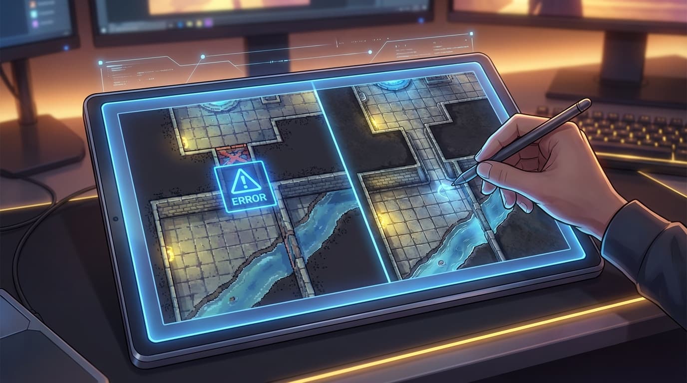 Beyond Perfect: Refine Your AI Battle Maps with TT-RPG's Iterative Canvas Editor