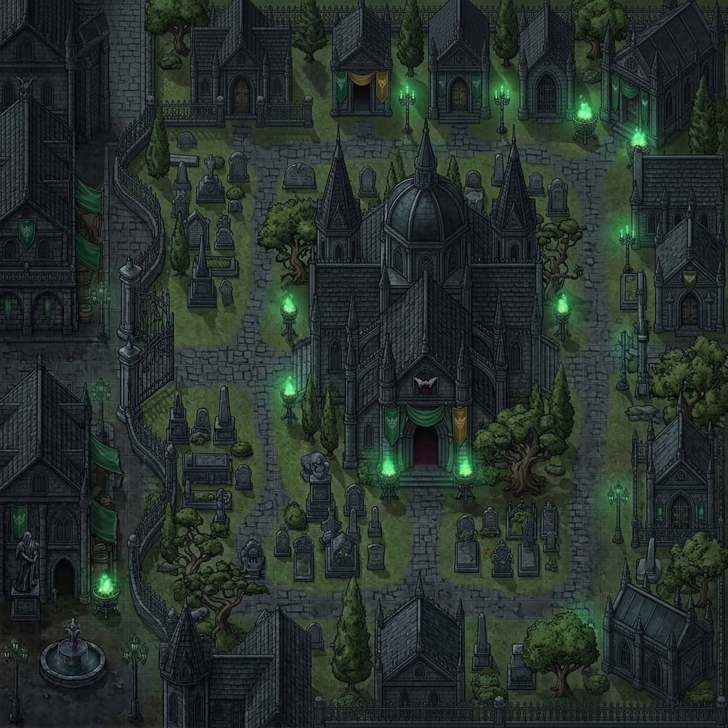 The funerary district